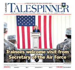 April 1 - Joint Base San Antonio