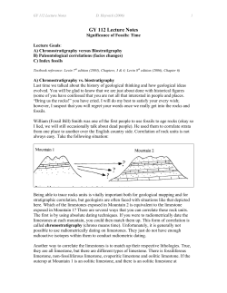 GY 112 Lecture Notes - University of South Alabama