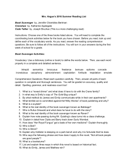 Middle School Assignment