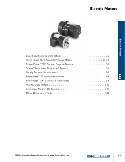 Electric Motors