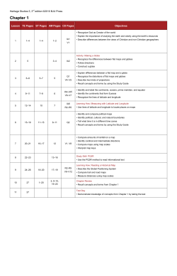Heritage Studies 5, 3rd ed. Lesson Plan Overview