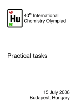 Task 3 - 40th IChO