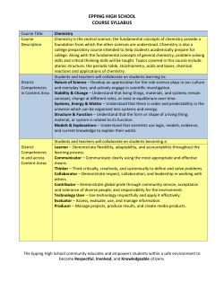 Course Title - Epping School District