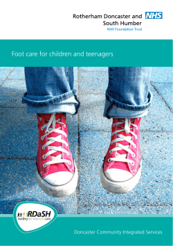 Footcare for children