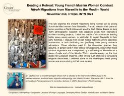 Beating a Retreat: Young French Muslim Women Conduct Hijrah