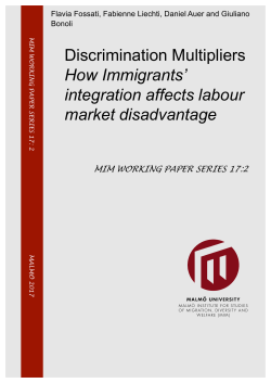 Discrimination Multipliers How Immigrants` integration affects labour