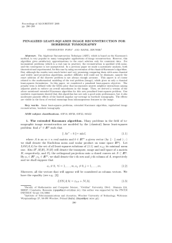 Penalized Least-Squares Image Reconstruction for Borehole
