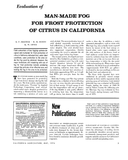 Evaluation of MAN-MADE FOG FOR