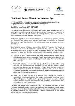 JIM BOND: SOUNDBITES AND THE UNTUNED