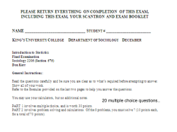 20 multiple choice questions..