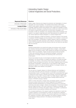 Interpreting Graphic Design: Cultural Imaginaries and Social