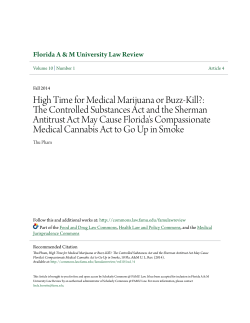 High Time for Medical Marijuana or Buzz-Kill?
