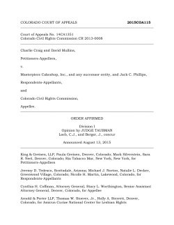 COLORADO COURT OF APPEALS 2015COA115 Court of Ap
