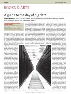 A guide to the day of big data