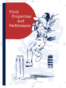 Pitch Properties and Performance