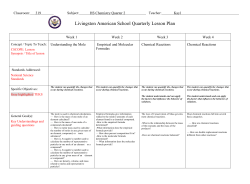 Lesson Plan Title - Shanghai Livingston American School