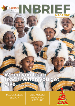 INBRIEF - kagiso.co.za