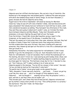 Chapter 24 Calpurnia wore her stiffest starched apron. She carried a