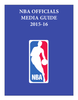 nba officials media guide 2015-16