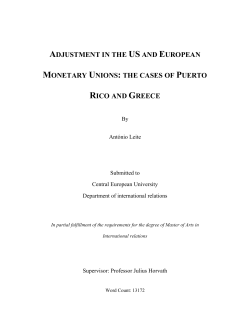 adjustment in the us and european monetary unions: the cases of