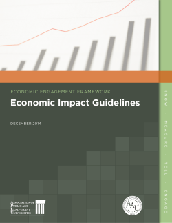 Economic Impact Guidelines