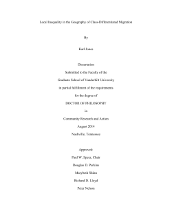 Local Inequality in the Geography of Class