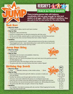 Sack Race Jump Rope Relay Birthday Hop Scotch