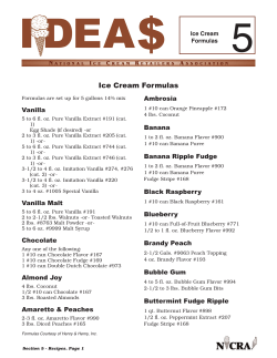 Ideas insides 1/4/03 - National Ice Cream Retailers Association
