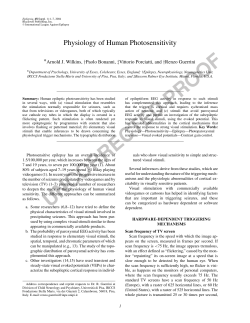 161. Wilkins, A.J, Bonanni, P, Porciatti, V