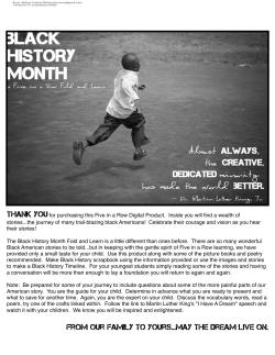 Black History Month