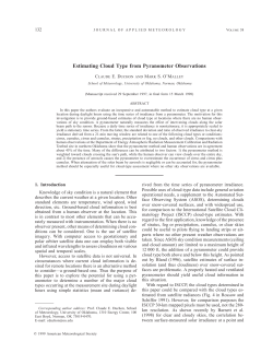 Estimating Cloud Type from Pyranometer Observations