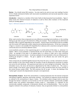 The 2-Step Synthesis of Lidocaine