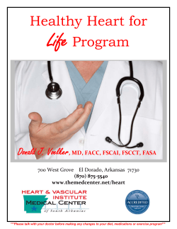 Healthy Heart for Life Program - Medical Center of South Arkansas