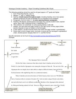 NCAI Paper Formatting Guidelines