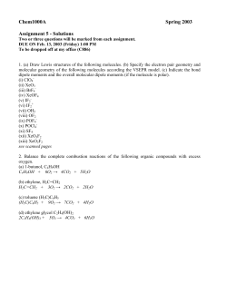 Assignment 5 - Solutions