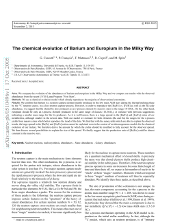 The chemical evolution of Barium and Europium in the Milky Way
