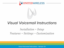 instructions for Visual Voicemail for Android