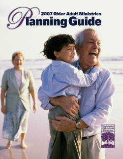 Older Adult Booklet - Presbyterian Older Adult Ministries Network