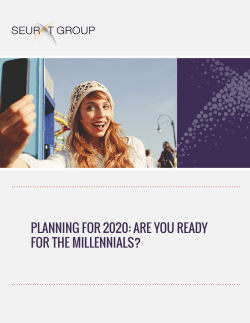 planning for 2020: are you ready for the millennials?
