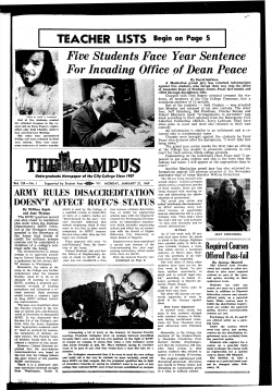 Five Students Face Year Sentence~ For Invading