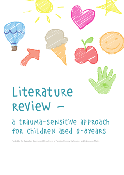 a trauma-sensitive approach for children aged 0-8years