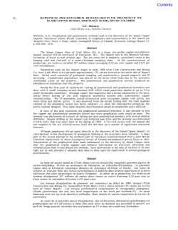 geophysical and geochemical methods used in the discovery of the