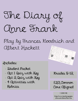 The Diary of Anne Frank