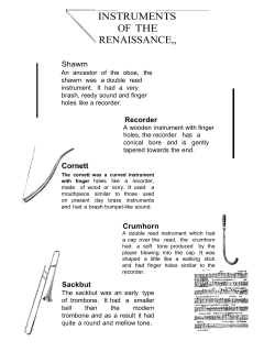 instruments of the renaissance