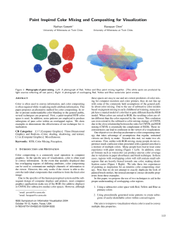 Paint Inspired Color Mixing and Compositing for
