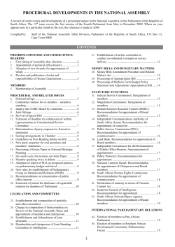 Issue 15 - Parliament of South Africa