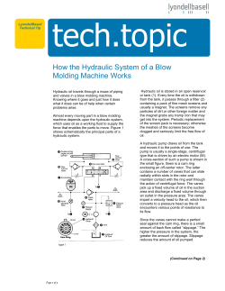 How the Hydraulic System of a Blow Molding Machine Works