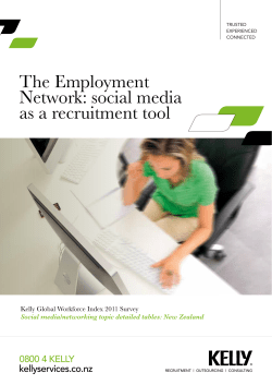 The Employment Network: social media as a