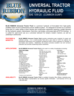 UNIVERSAL TRACTOR HYDRAULIC FLUID
