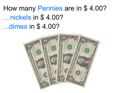 Nickels in $ 4.00